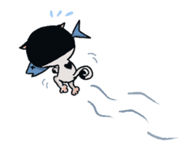 HACHI-NYAN,The happy cat sticker #7918217