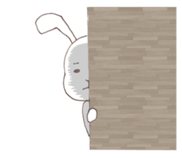 The name of rabbit is Usakichi. sticker #7918503