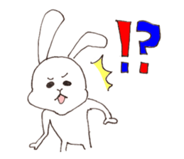 The name of rabbit is Usakichi. sticker #7918524