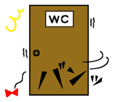 Bunny of pink cheeks. sticker #7918755