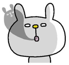 Bunny of pink cheeks. sticker #7918760