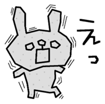 Bunny of pink cheeks. sticker #7918767