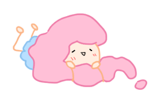 Pinky Cotton Candy Girl sticker #7918780