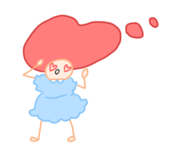 Pinky Cotton Candy Girl sticker #7918782