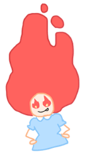 Pinky Cotton Candy Girl sticker #7918793