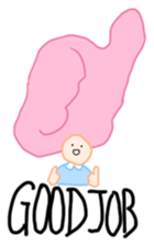 Pinky Cotton Candy Girl sticker #7918796