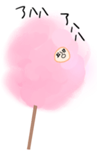 Pinky Cotton Candy Girl sticker #7918797