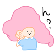 Pinky Cotton Candy Girl sticker #7918804