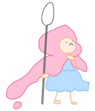 Pinky Cotton Candy Girl sticker #7918814