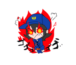 Women's Fire corps sticker #7919409