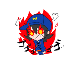 Women's Fire corps sticker #7919409