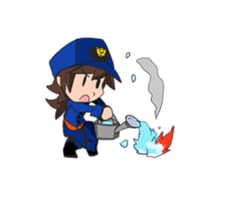 Women's Fire corps sticker #7919417