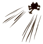 black and white CATS HAKATA dialect sticker #7919659