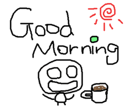 cute hand writing sticker sticker #7920262