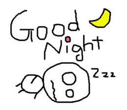 cute hand writing sticker sticker #7920263