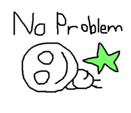 cute hand writing sticker sticker #7920268