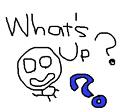 cute hand writing sticker sticker #7920269