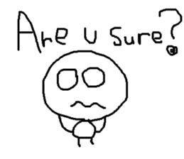 cute hand writing sticker sticker #7920272