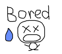 cute hand writing sticker sticker #7920285