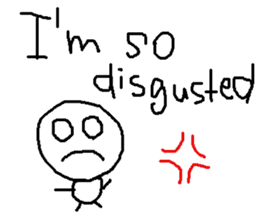 cute hand writing sticker sticker #7920297