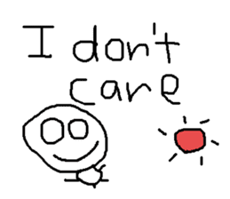 cute hand writing sticker sticker #7920298