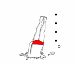Red pants man sticker #7920752