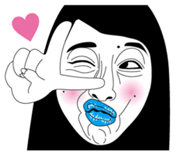 Strange face all stars 16. sticker #7921148