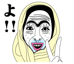 Strange face all stars 16. sticker #7921157