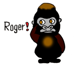 Gorilla Giannis and Kay - ENGLISH sticker #7921501