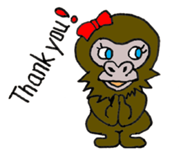 Gorilla Giannis and Kay - ENGLISH sticker #7921532