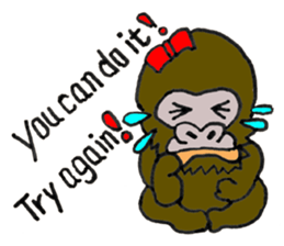 Gorilla Giannis and Kay - ENGLISH sticker #7921536