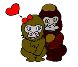 Gorilla Giannis and Kay - ENGLISH sticker #7921538
