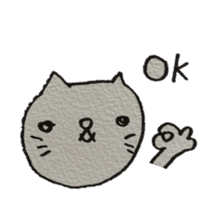 KAWAII white CAT sticker #7921790