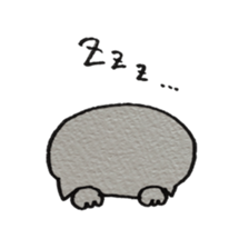 KAWAII white CAT sticker #7921794