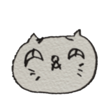 KAWAII white CAT sticker #7921799