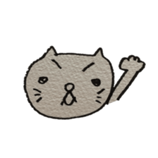KAWAII white CAT sticker #7921803