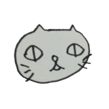 KAWAII white CAT sticker #7921811