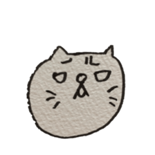 KAWAII white CAT sticker #7921817