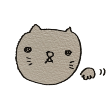 KAWAII white CAT sticker #7921818