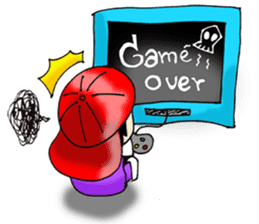 PuuBoy ( Young red hat boy ) sticker #7922503