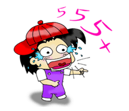 PuuBoy ( Young red hat boy ) sticker #7922504