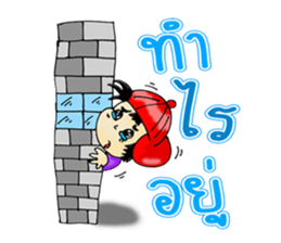 PuuBoy ( Young red hat boy ) sticker #7922510