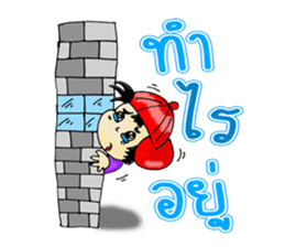 PuuBoy ( Young red hat boy ) sticker #7922510