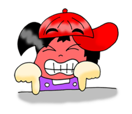 PuuBoy ( Young red hat boy ) sticker #7922512