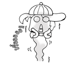 PuuBoy ( Young red hat boy ) sticker #7922513