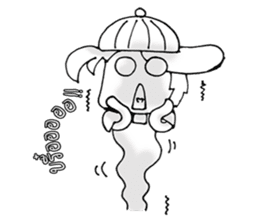 PuuBoy ( Young red hat boy ) sticker #7922513