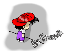 PuuBoy ( Young red hat boy ) sticker #7922515