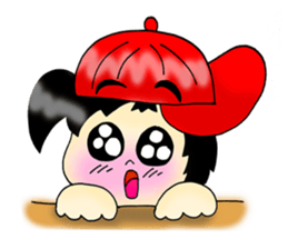 PuuBoy ( Young red hat boy ) sticker #7922518