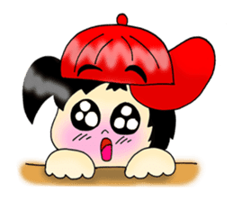 PuuBoy ( Young red hat boy ) sticker #7922518
