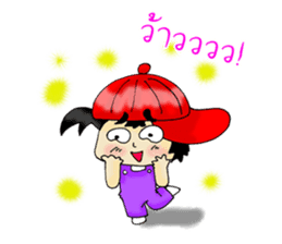 PuuBoy ( Young red hat boy ) sticker #7922521